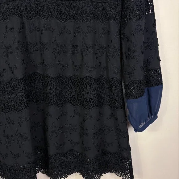 knee length dresses for ladies Leith Black Lace Spaghetti Strap Mini Dress main image 1